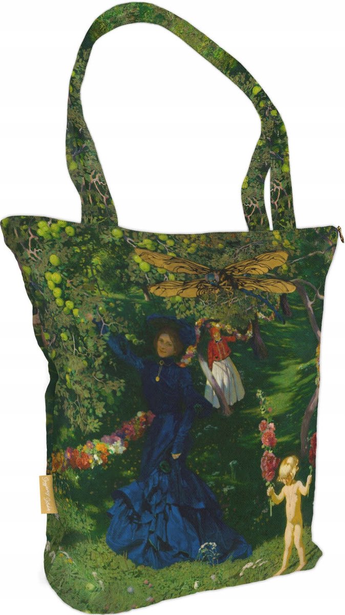 Shopper Tas met Kunst - "Vreemde Tuin" Józef Mehoffer