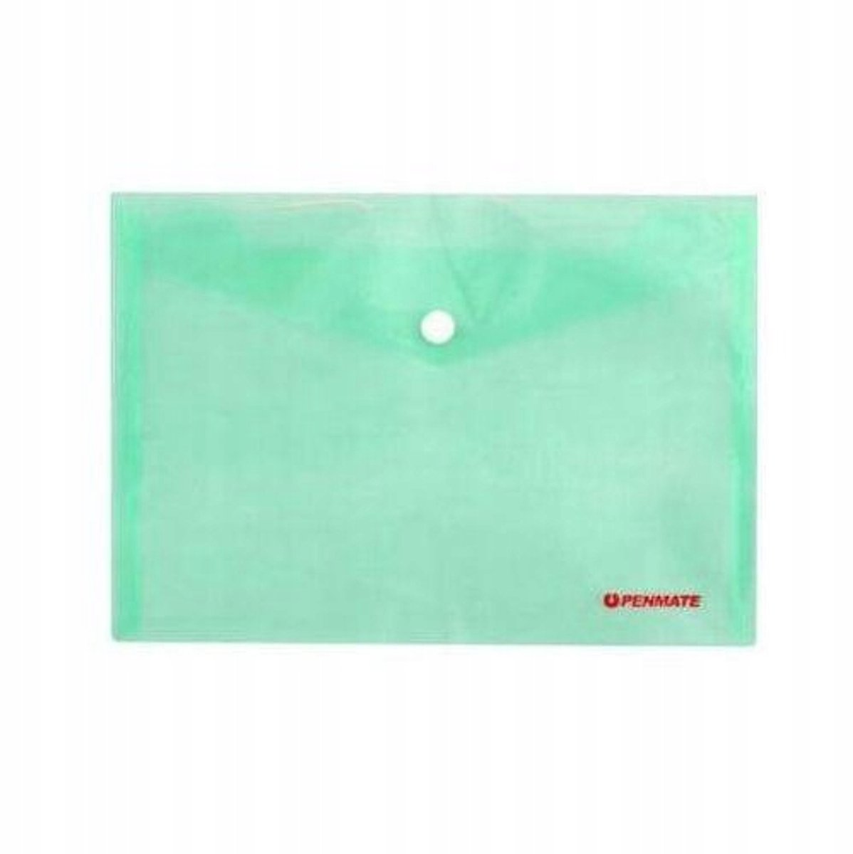 Penmate A4 Documentenkaart met Drukknoop - Turquoise
