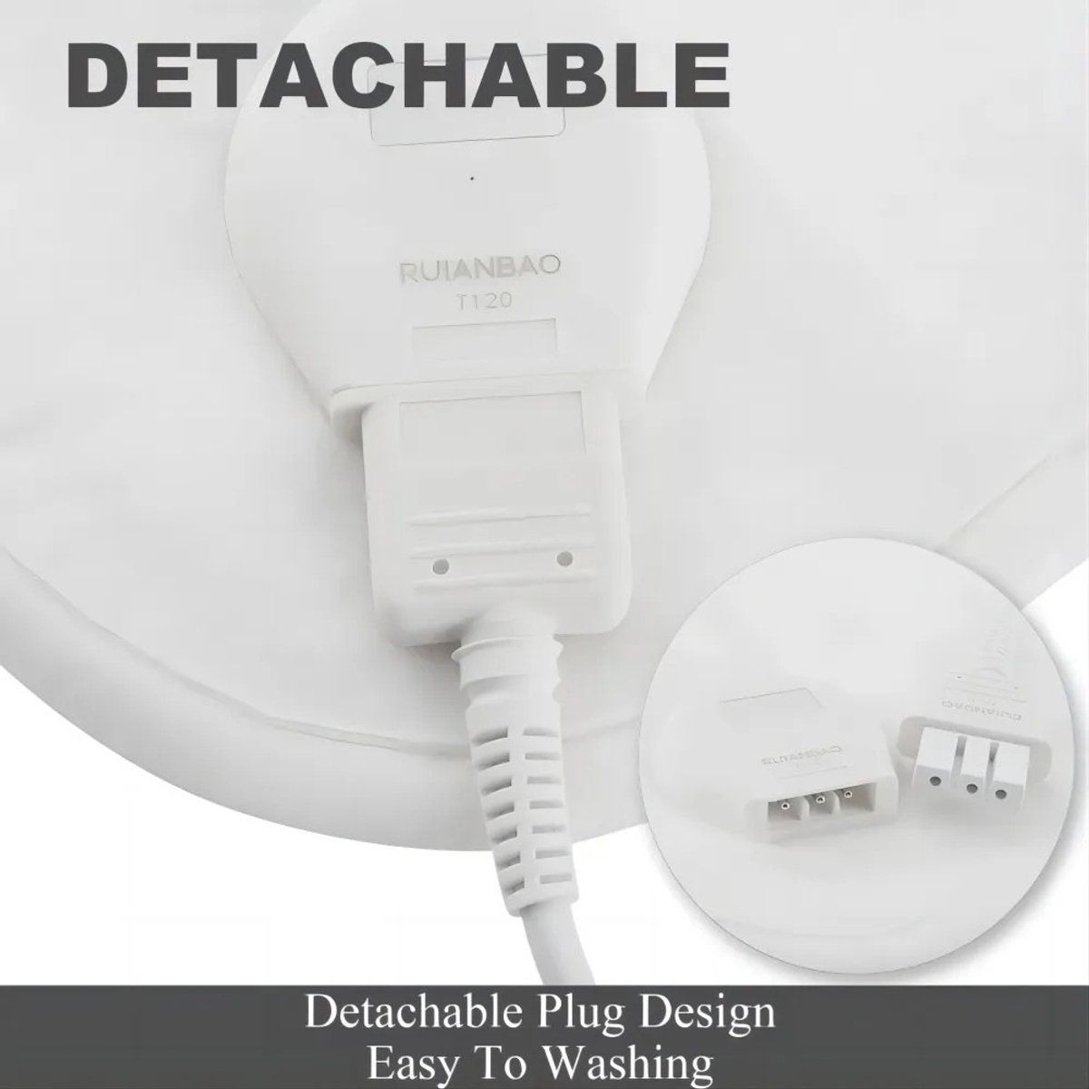 Chengdu Rainbow Elektrische Deken 1 Persoon Flanel Roze 150x80 cm - afbeelding 3