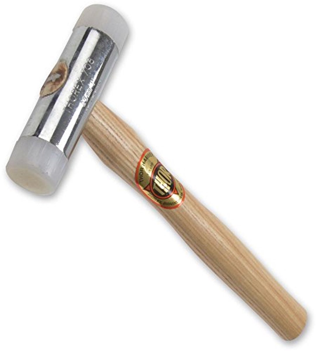 Nylon Hamer - Slaggereedschap - Klus Werk - Inschroefbare Gezichten - 1/2 LB - Wit