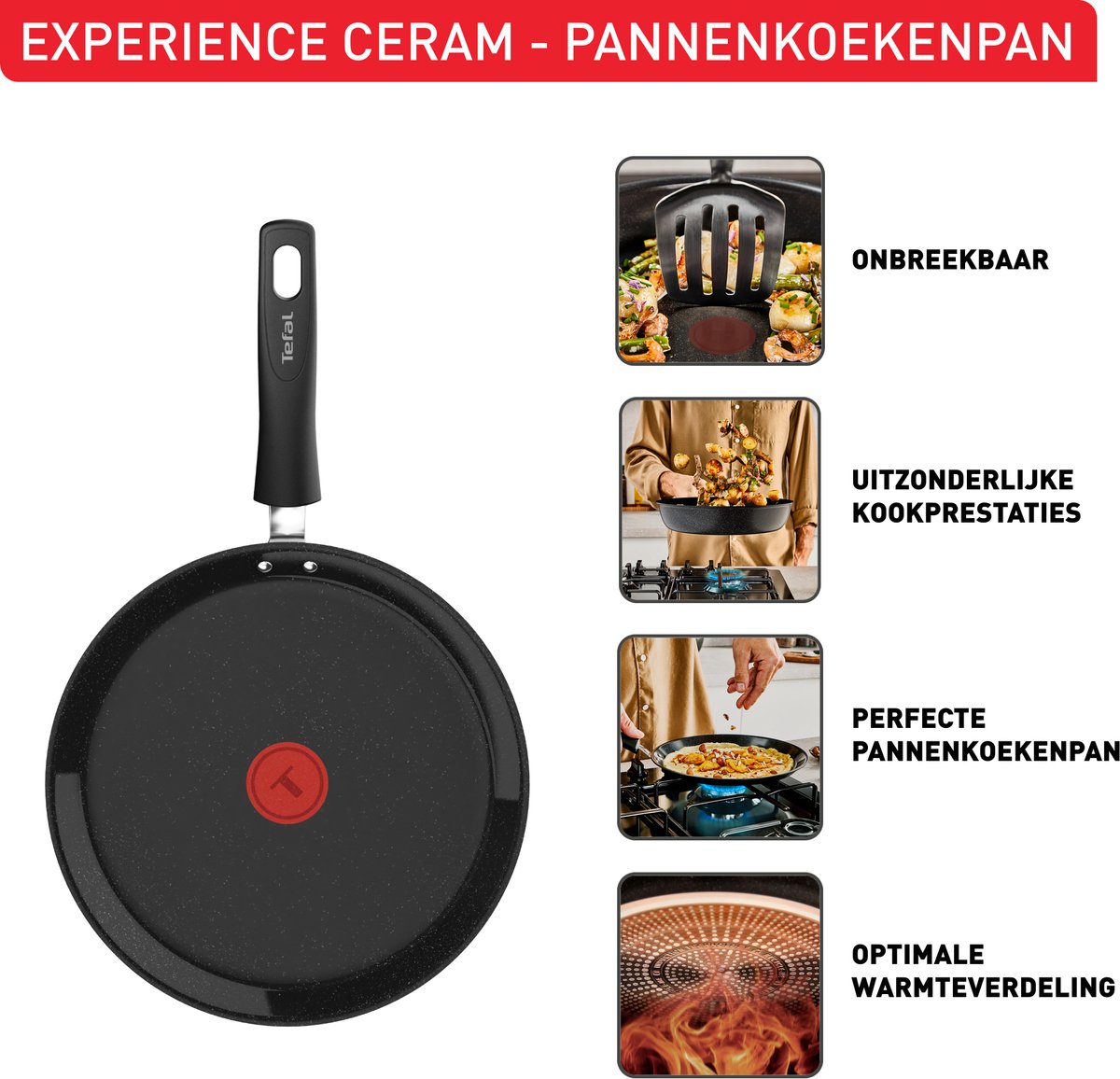Tefal Tefal Experience Ceram Pannenkoekenpan - afbeelding 4