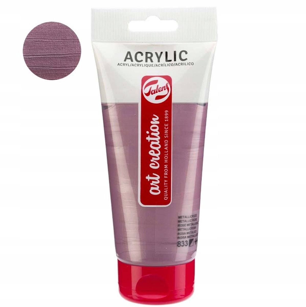 Art Creation Acrylverf 200 ml - 833 Metallic Roze