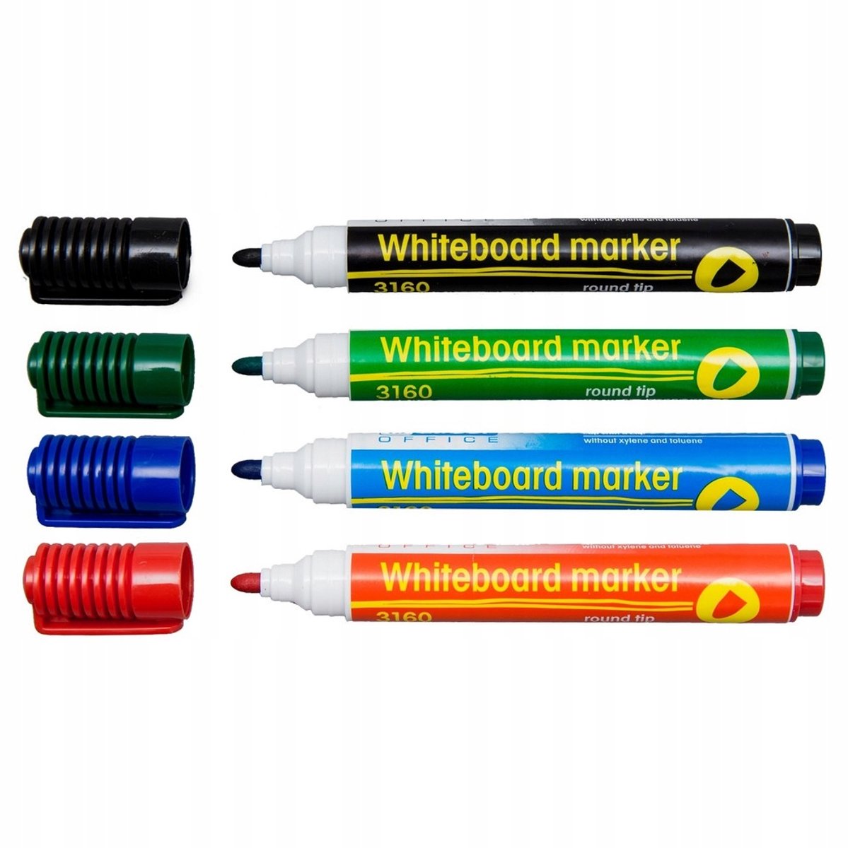 D.rect Whiteboard Markers Set - 4 Kleuren