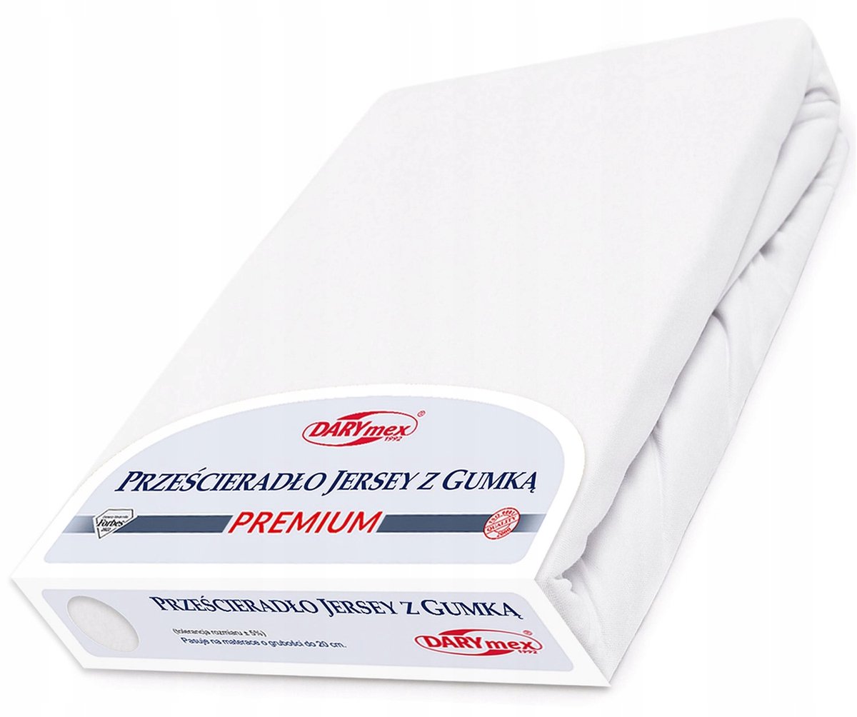 Jersey Hoeslaken Premium 200x220cm Wit - Dik 170g/m²
