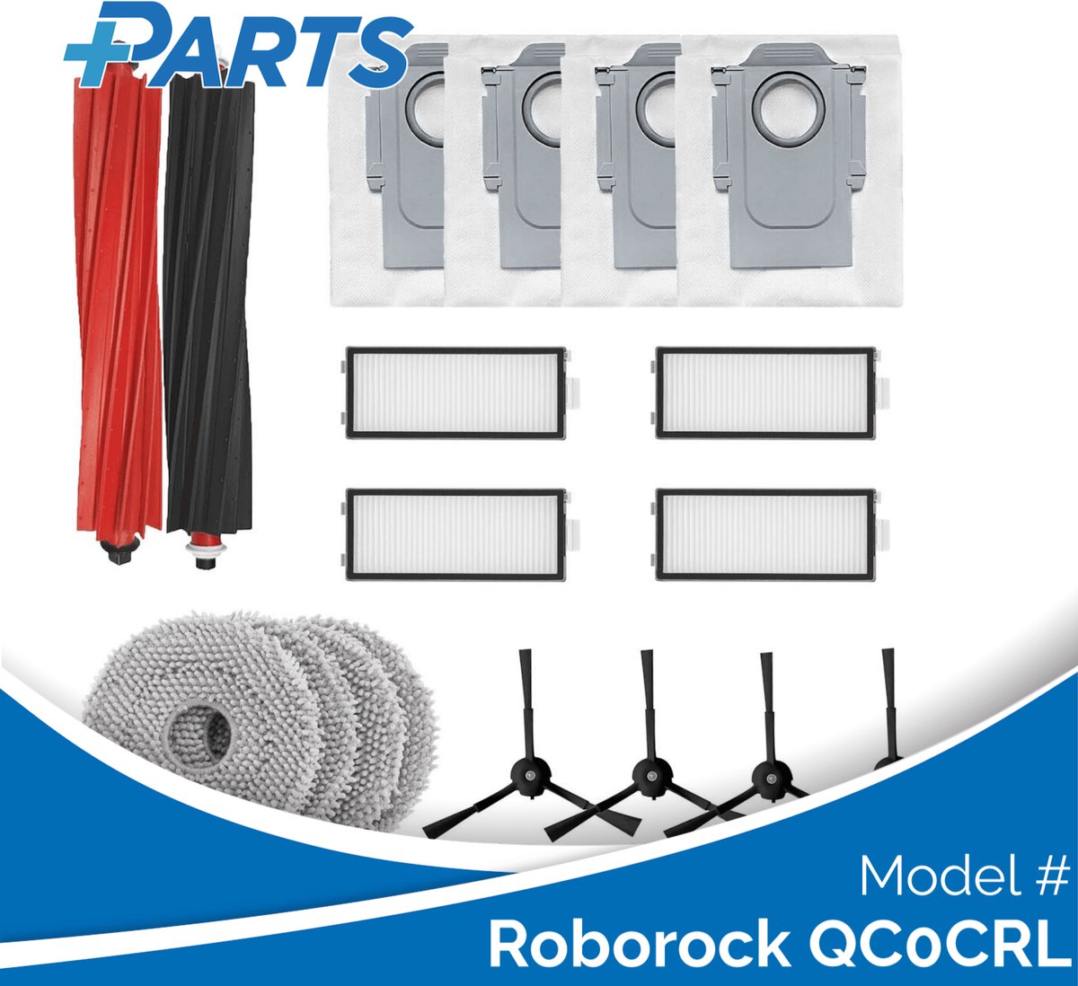 Roborock QC0CRL Onderhoudsset (Plus.Parts® alternatief voor QREVO MASTER SLIM MAINTENANCE SET)