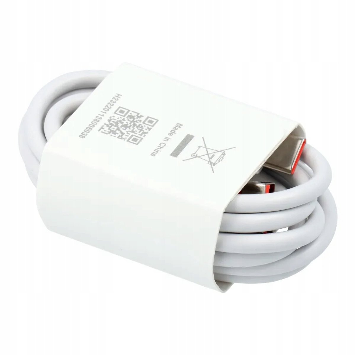 Originele Xiaomi USB-C Kabel 6A Snel Laden 1m Wit
