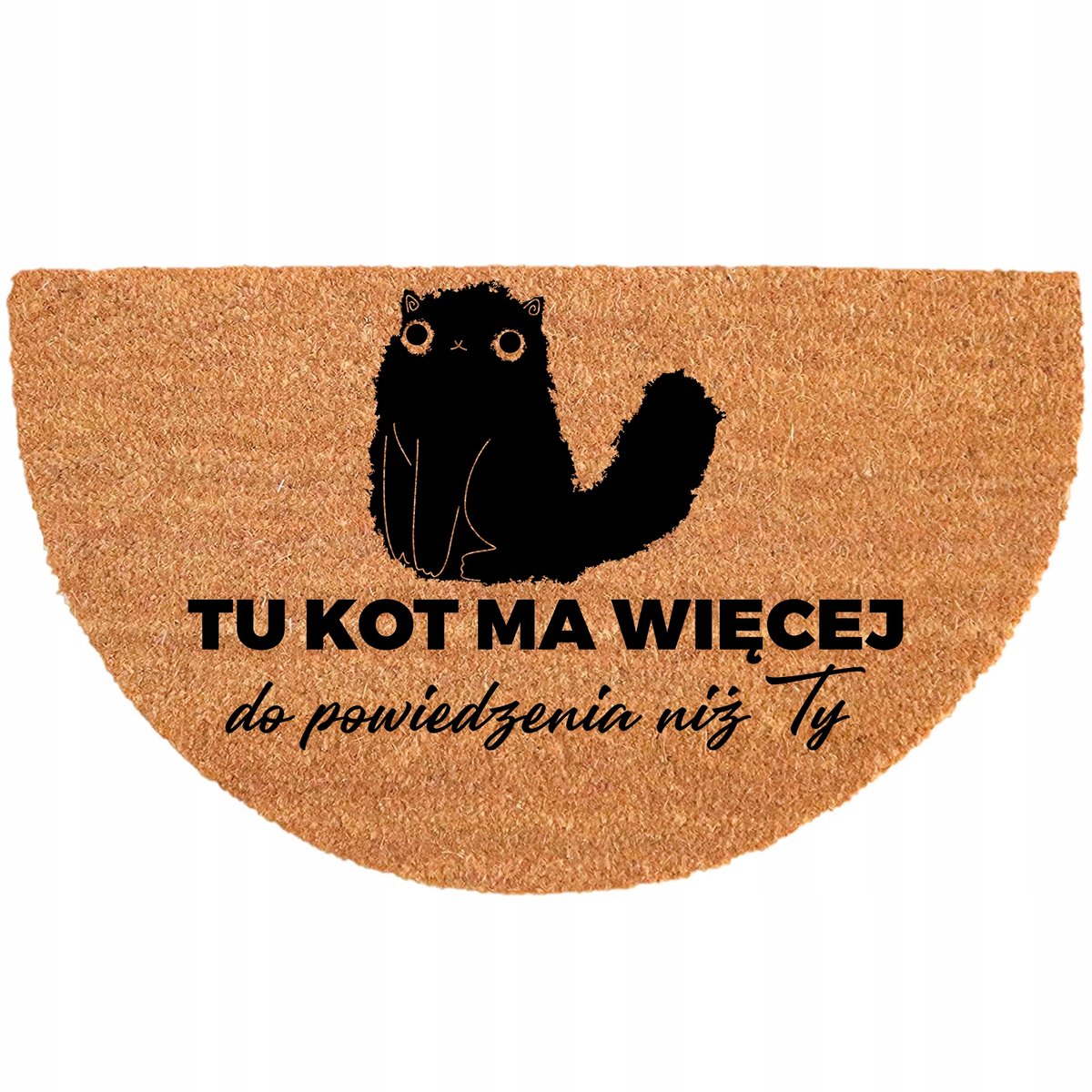 Kokos Halve Maan Deurmat 40x70cm Antislip & Duurzaam