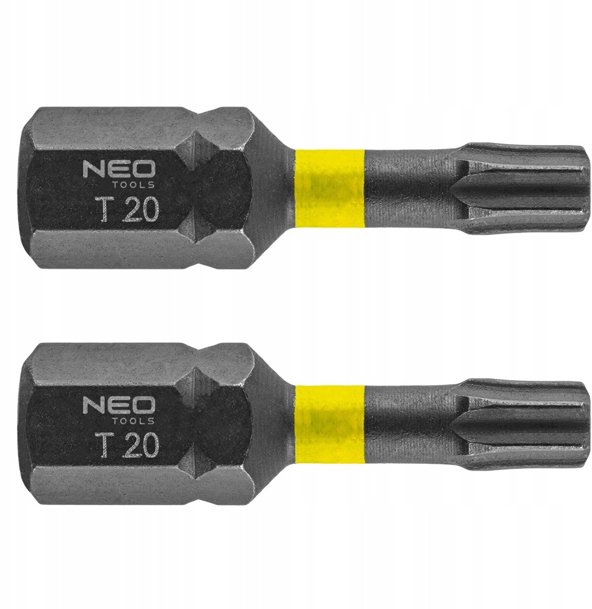 2x TX20 Slagmoerbitsen 25mm - NEO TOOLS