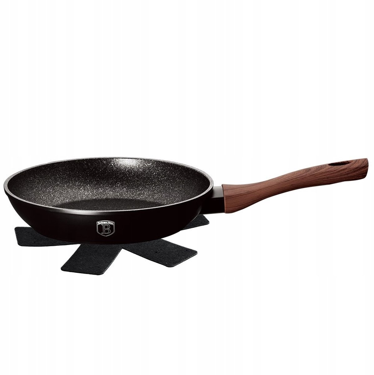 Berlinger Haus Granit Pan Ø24cm Ebbenhout Palissander - Anti-roos