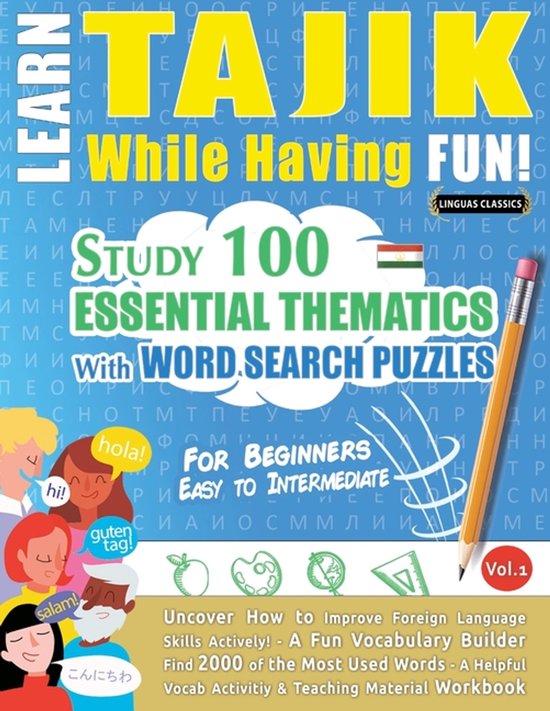 Learn Tajik While Having Fun! - For Beginners - cover
