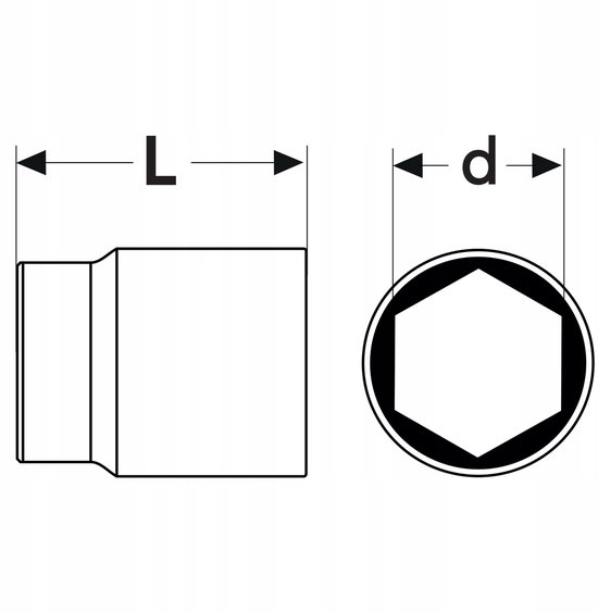 1 2 Dopsleutel 17 Mm Zeskant Duurzaam CrV staal Bol 1 2 Dopsleutel 17 Mm Zeskant Duurzaam CrV staal Bol