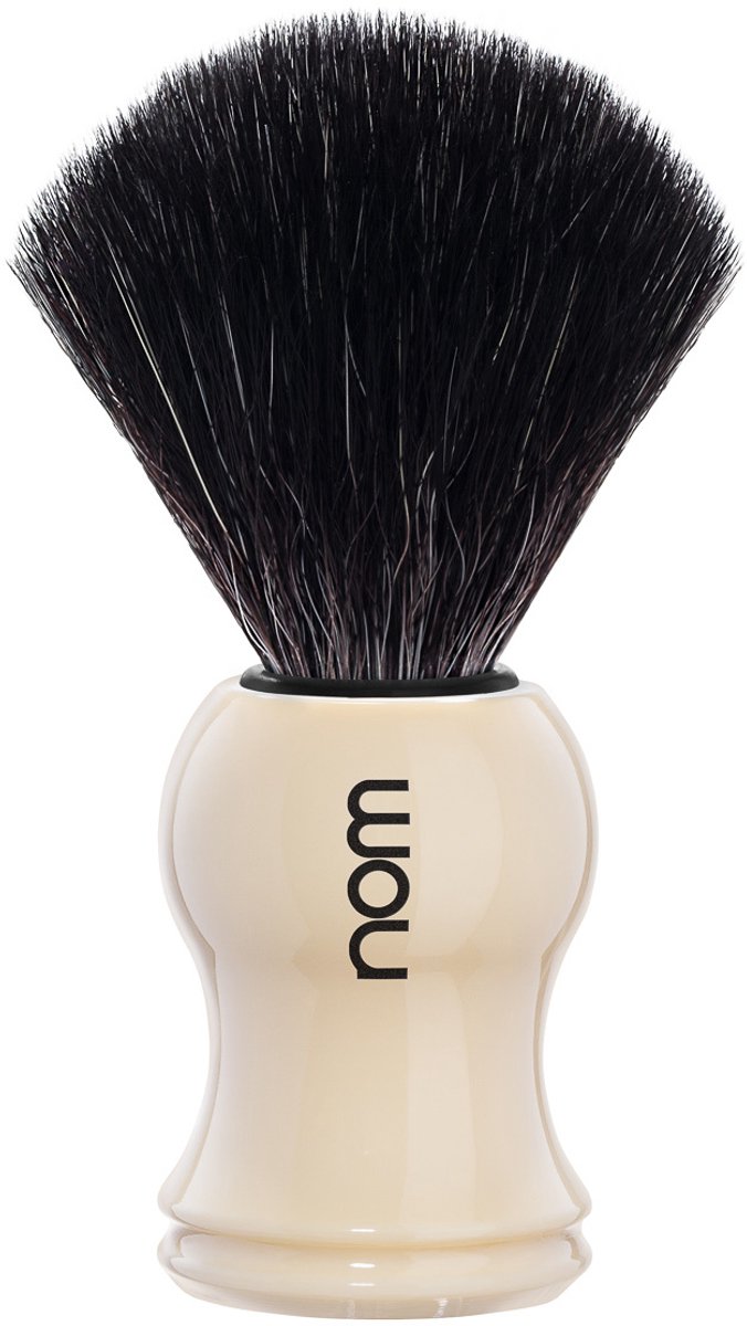 Nom -Scheerkwast -GUSTAV21CR -Black Fibre® -Creme