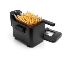 Brabantia BBEK1130BK Friteuse - Friteuse - 4 Liter - 2200 Watt - RVS - Zwart