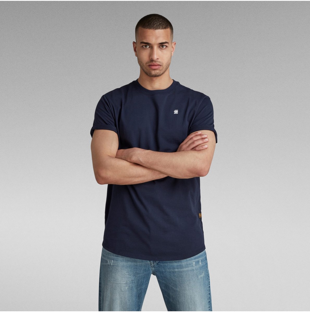 G-STAR Lash r t ss Heren T-shirt sartho Blauw