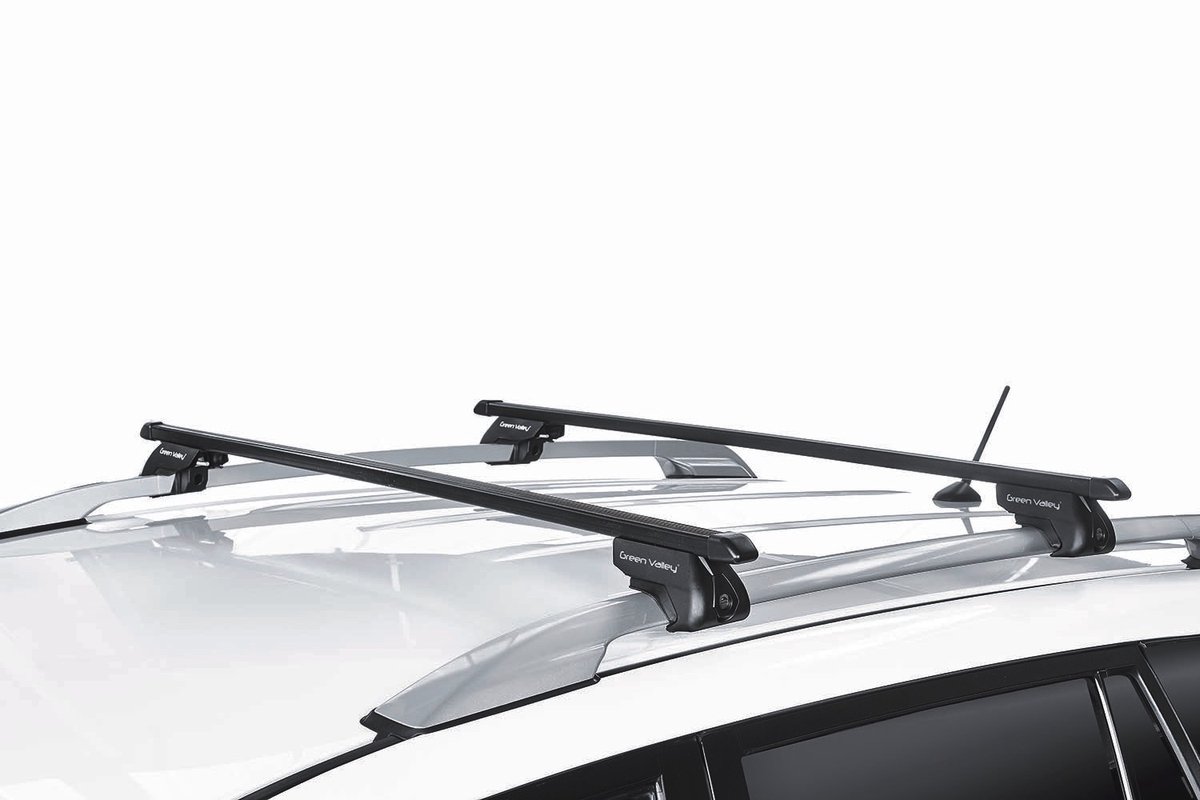 Dakdragers geschikt voor Citroën C5 Aircross 2019-2025 wagon Green Valley Easy One SW zwart