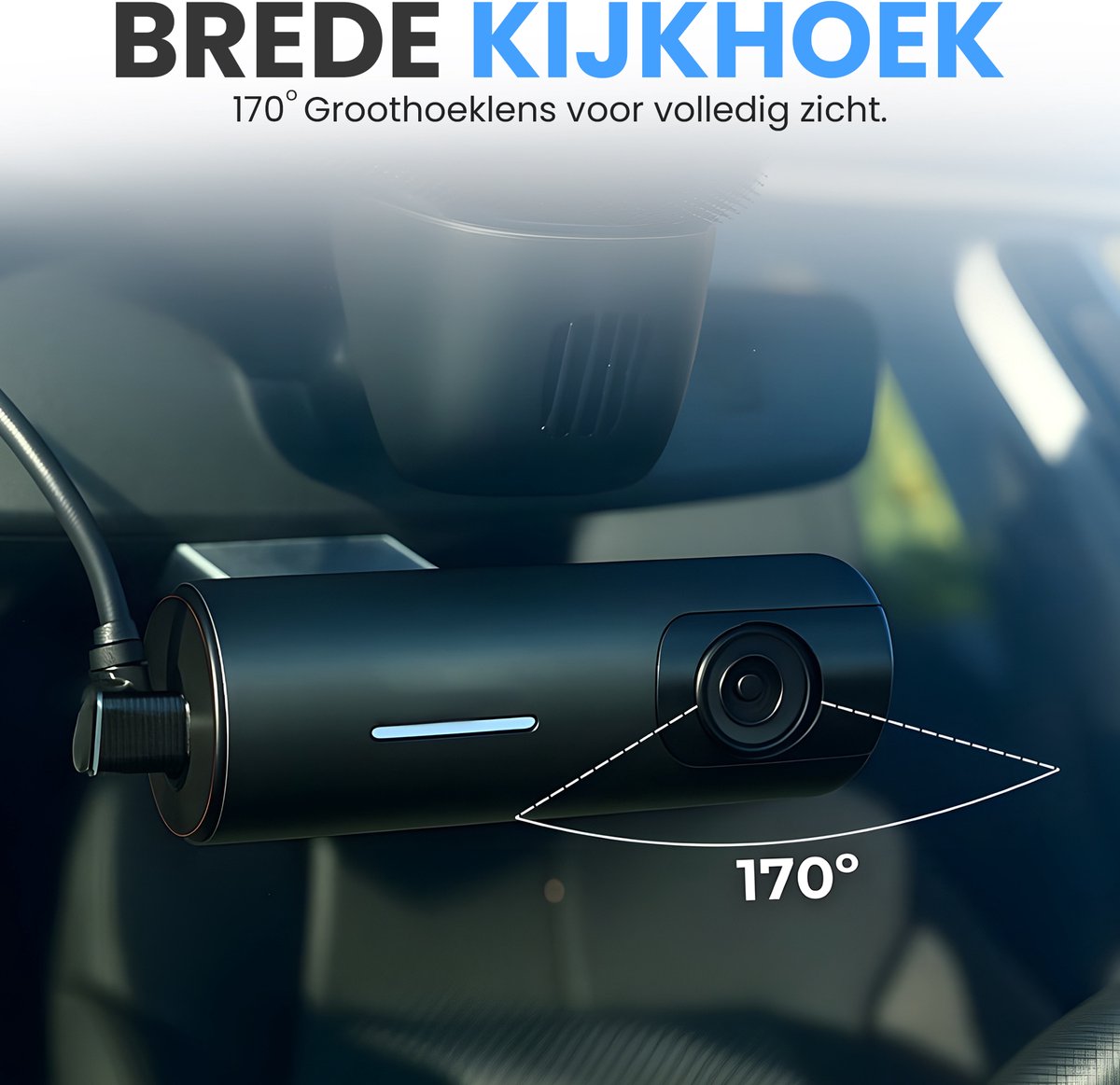 Azorix Dashcam Pro WiFi - 1080p Full HD Camera - Dashcam voor Auto - Nachtzicht & Botsingdetectie - Looprecording - Incl. 32 GB SD-kaart – foto 4