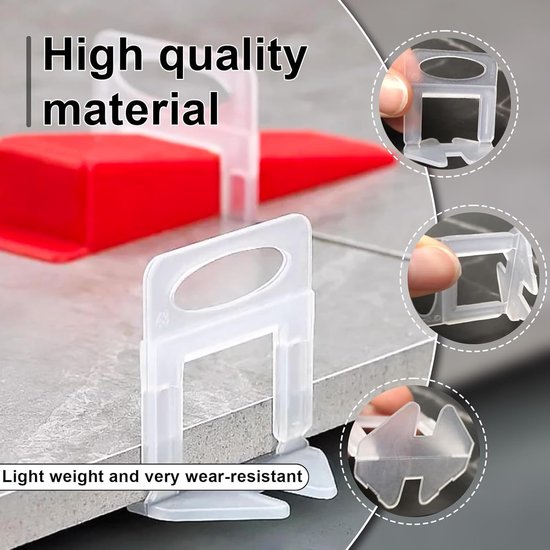 Cross Self Leveling 3 mm - 200 Pieces Type T Leveling Tiles - PP Cross ...