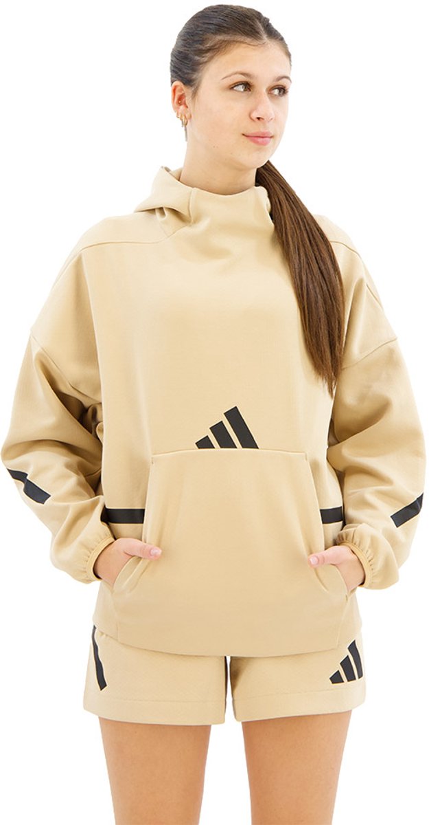 Adidas Z.n.e Hoodie S Regular Vrouw Beige