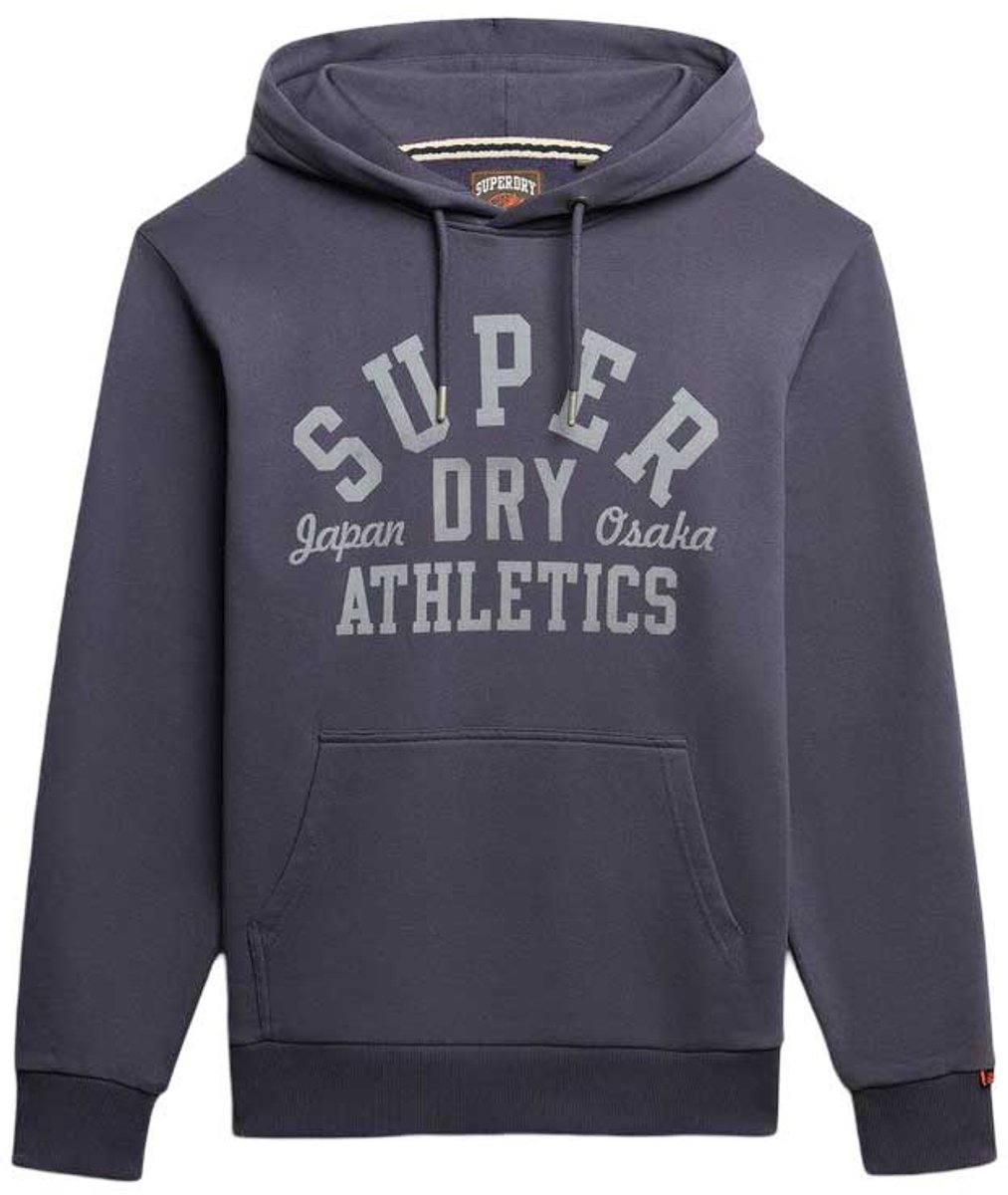 Superdry Athletic Essentials Hoodie Heren Hoodies Graystone