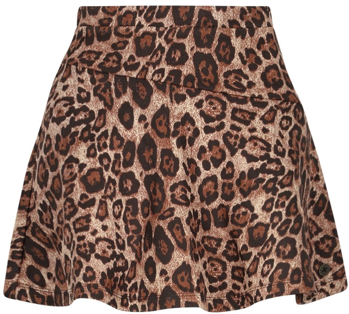Like Flo winter rok meisjes - bruin - Stine - ruffle