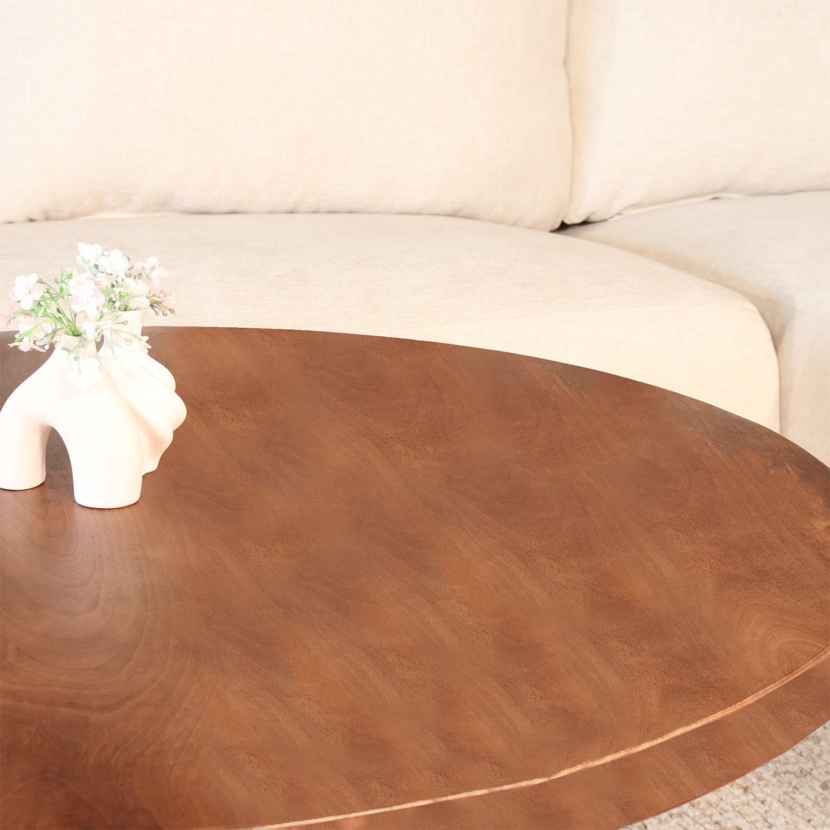 Salontafel Stockholm Mango Walnoot 80 cm - Gratis thuisbezorgd - Houten Meubel Outlet Salontafel Stockholm Mango Walnoot 80 cm - Gratis thuisbezorgd - Houten Meubel Outlet