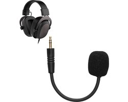 kwmobile microfoon voor gaming headset - geschikt voor Havit H2002D - 10 cm - In zwart