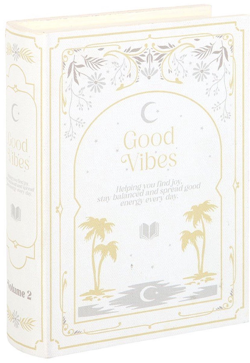 Something Different - White Book Shaped Decoratieve opbergdoos - Multicolours