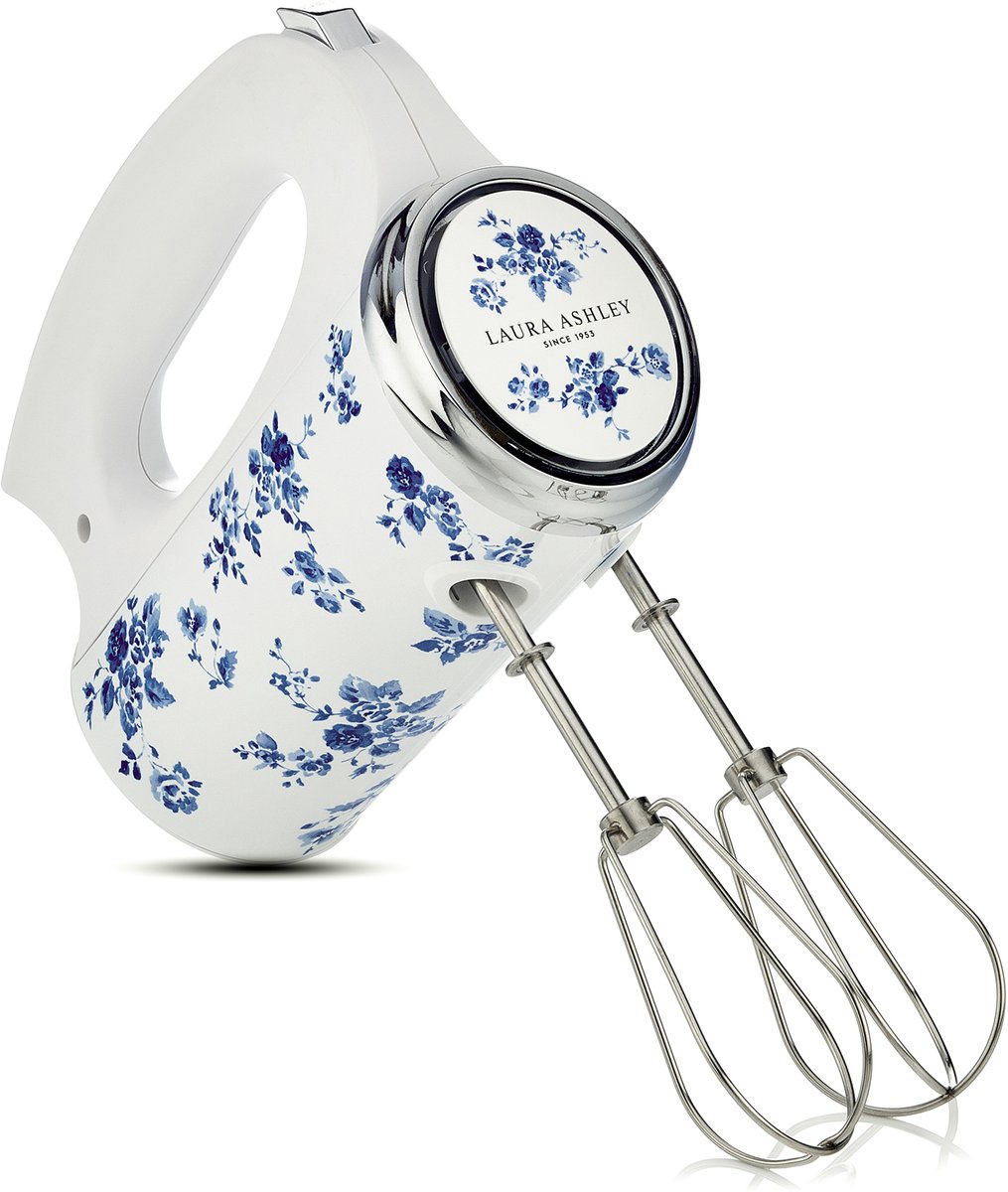 Laura Ashley Handmixer 300W - 5 Snelheden - Turbofunctie - Deeghaken - China Rose