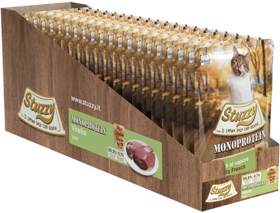 Stuzzy Kattenvoer Monoprotein Kalf - 20 x 85 gr - Voordeelverpakking