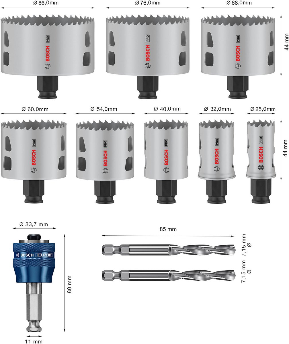 BOSCH 2609255625 gatzaag met HM korrels 67 mm | Klium