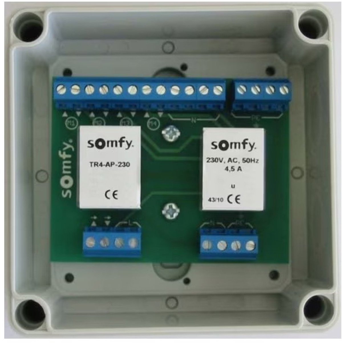 TR4 relaiskast - 230 Volt