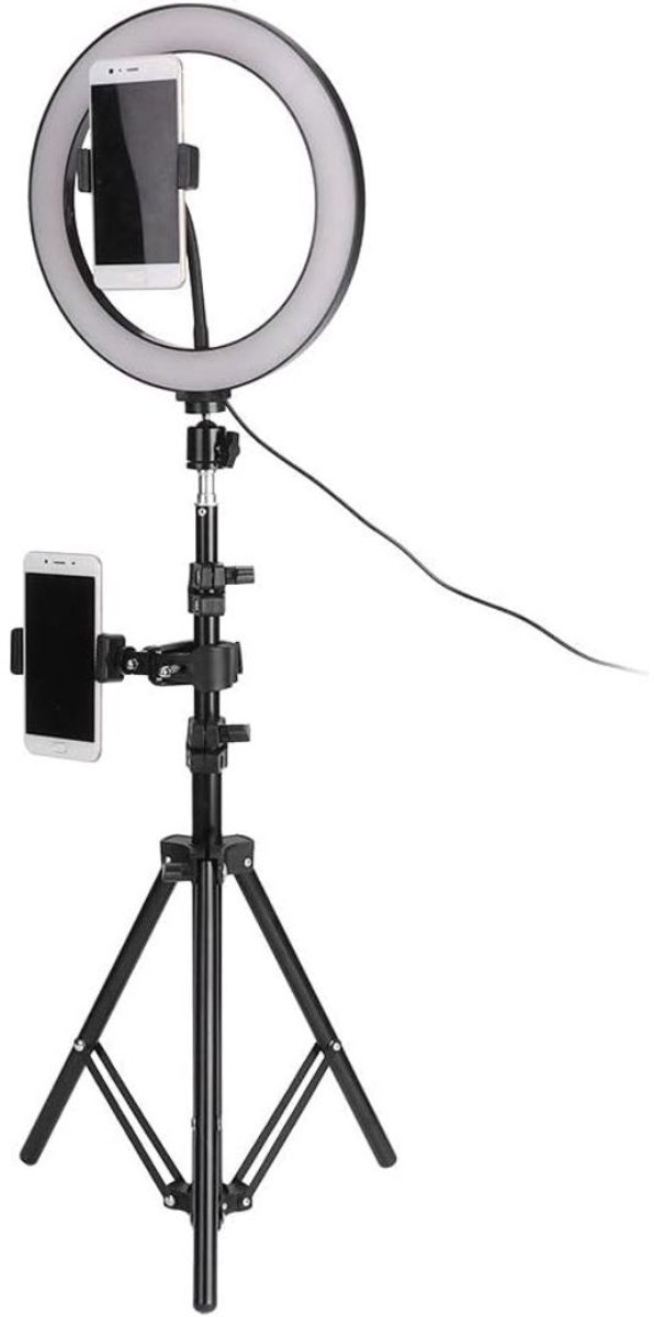 MKSS® Ringlamp met Statief - Ring Light - Verstelbaar - Led Verlichting