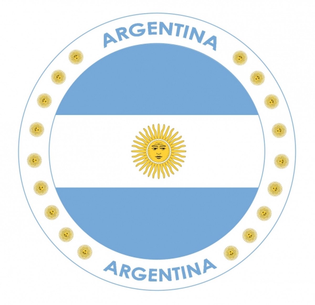Bierviltjes Argentinie - 50x stuks - landenthema - versiering - onderzetter
