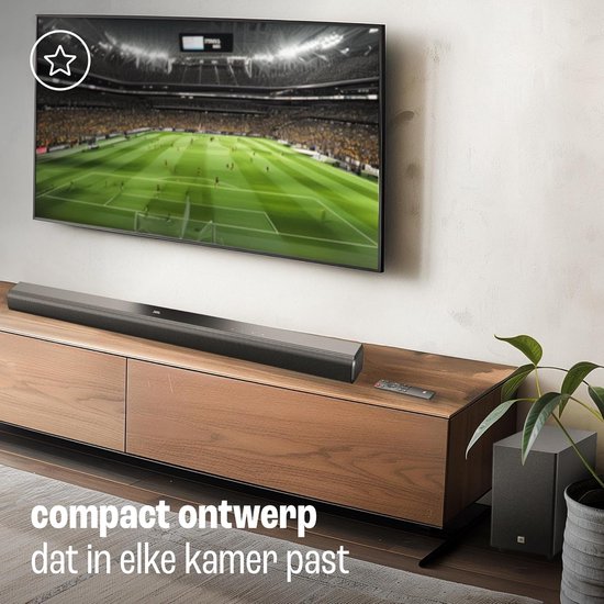 3.1-kanaals soundbar met draadloze subwoofer en Dolby Audio - 250W — afbeelding 2