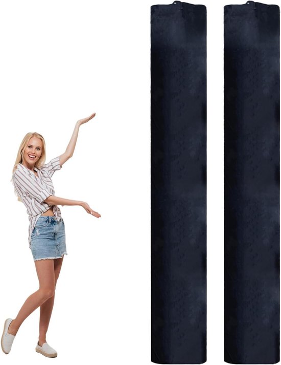 Letsinstyle 2 x opbergtas voor tapijten van Oxford-stof met trekkoord, 20 x 92 cm, stofzakken voor grote tapijten, verhuistas voor roltapijten voor