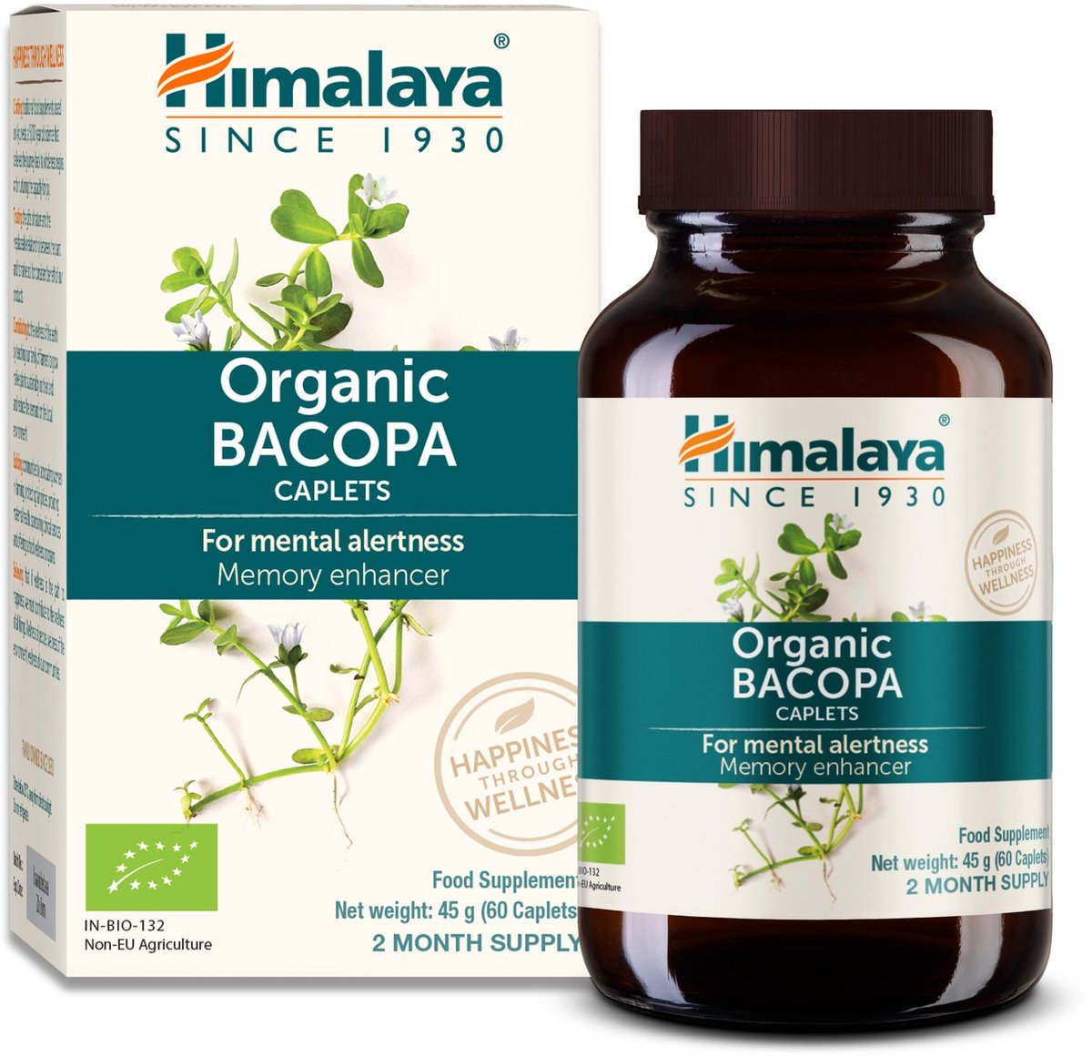 HIMALAYA - Dieet supplement - kruidachtig - ter ondersteuning van het geheugen - 60 capsules