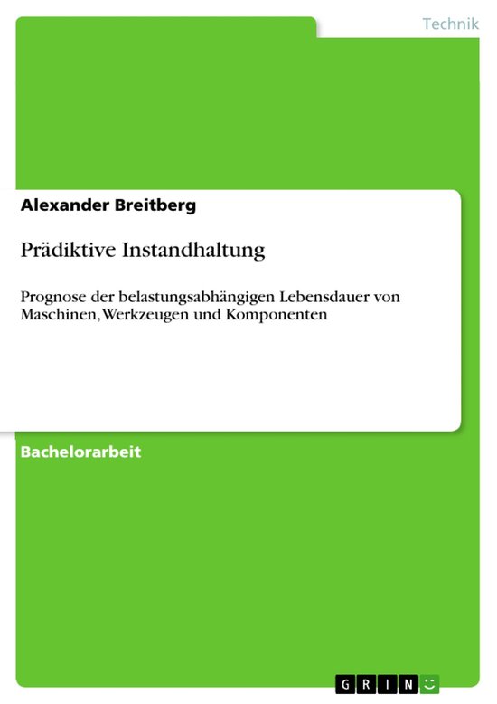Prädiktive Instandhaltung - cover