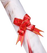APOMOONS Strik voor auto, 58 cm, enorme rode strik voor auto, verjaardag, grote cadeaustrik, rode strik, grote strik, auto, grote strik voor de 18e verjaardag auto
