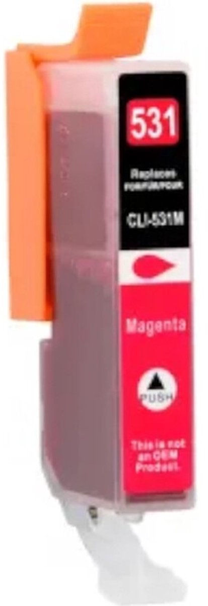 Cli-531 Magenta - Huismerk inktcartridge compatible met Canon Pixma TS8750 / Canon Pixma TS8751