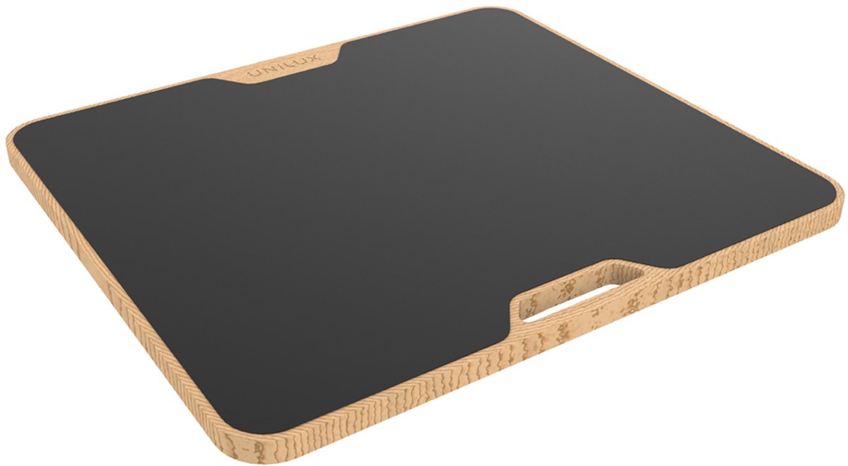 Unilux voetensteun BALANCY, zwart/hout