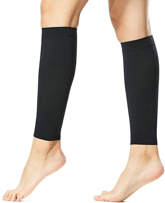 Foto: Compressie brace voor benen been verband therapeutische compressie 1 na operatie zwart