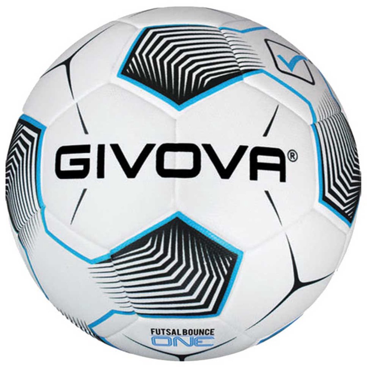 1200x1200.jpg Givova Bounce One Voetbal Wit 3.7 cm - Afbeelding 1
