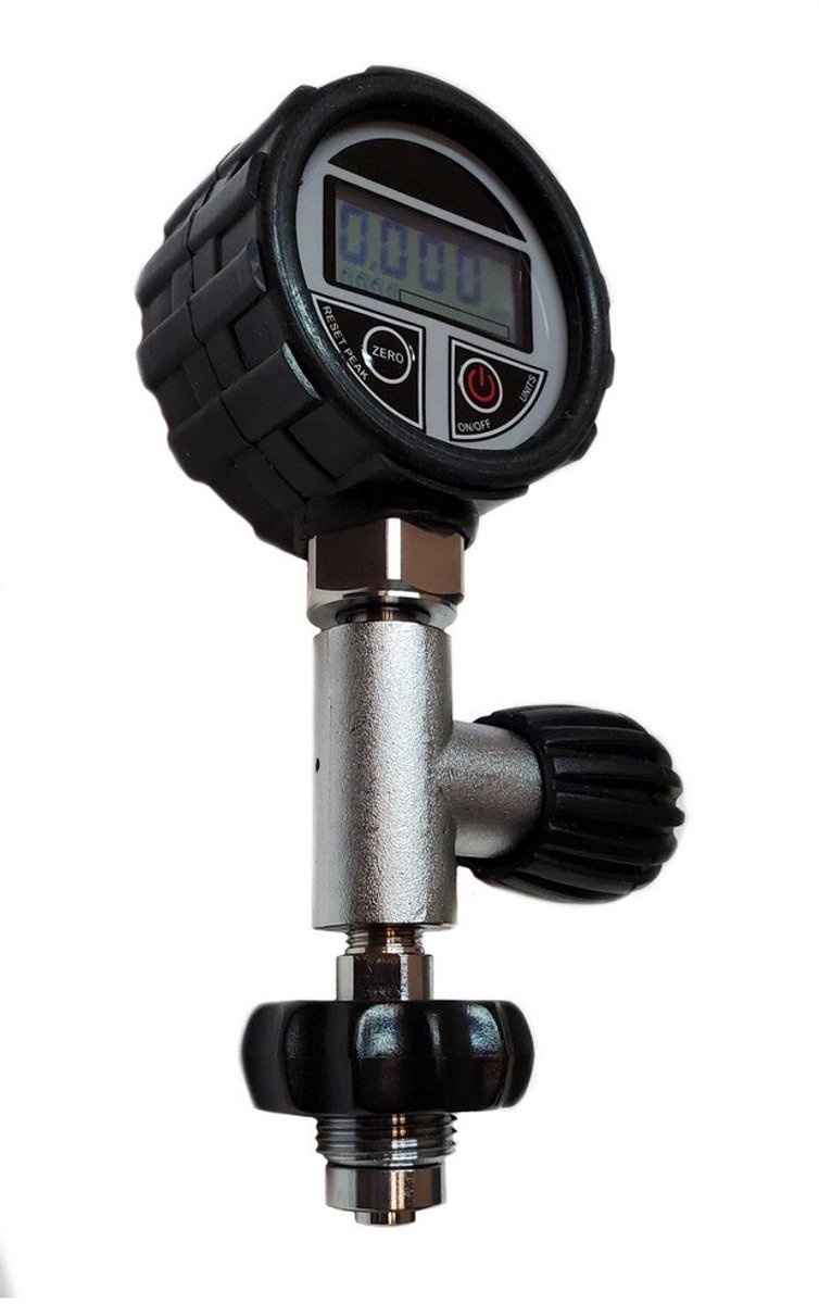 Metalsub Digital Surface Din 200/300 Manometer Zwart