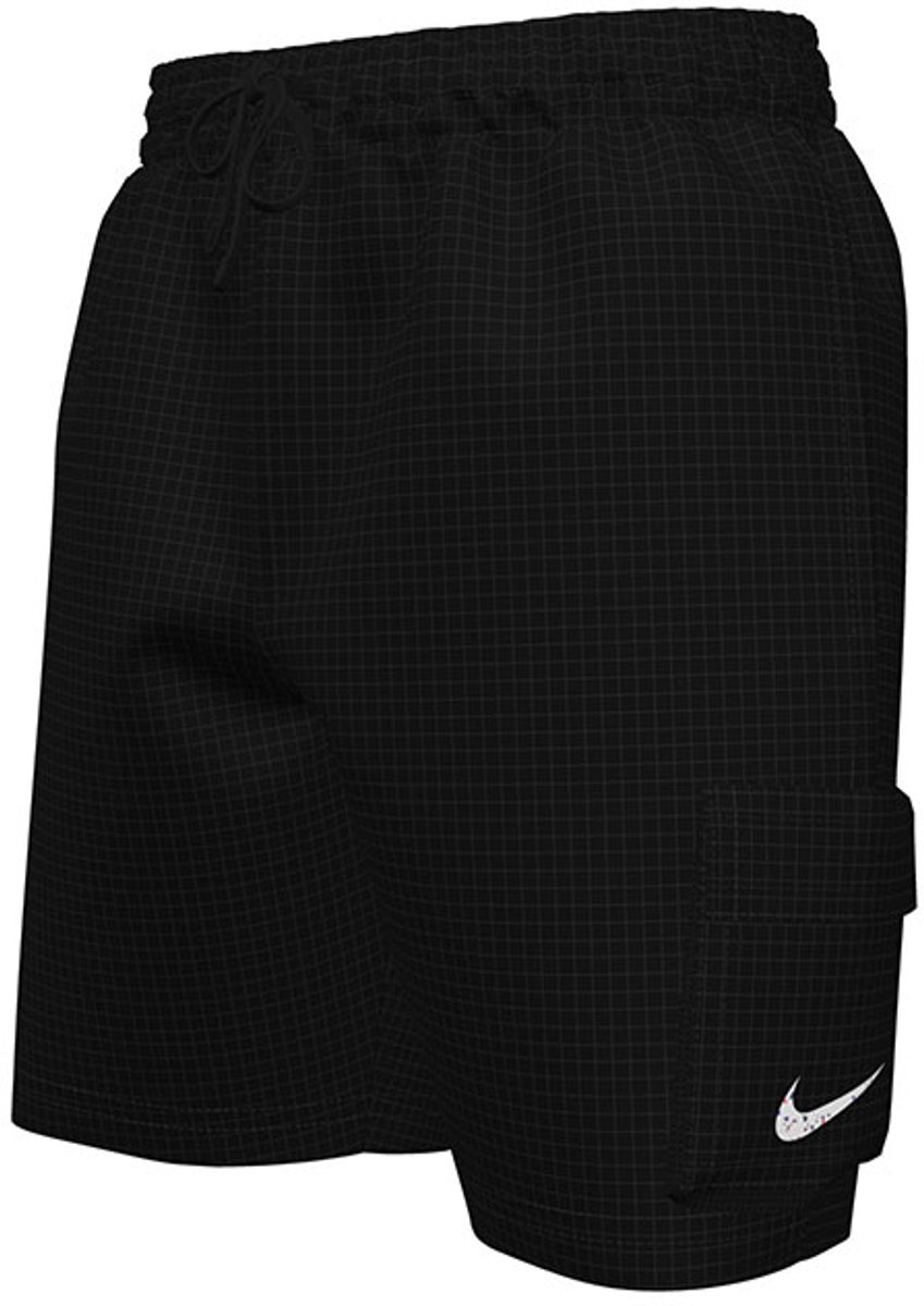 Nike Swim Voyage 6´´ Volley Zwembroek 8-9 Years Jongens Zwart