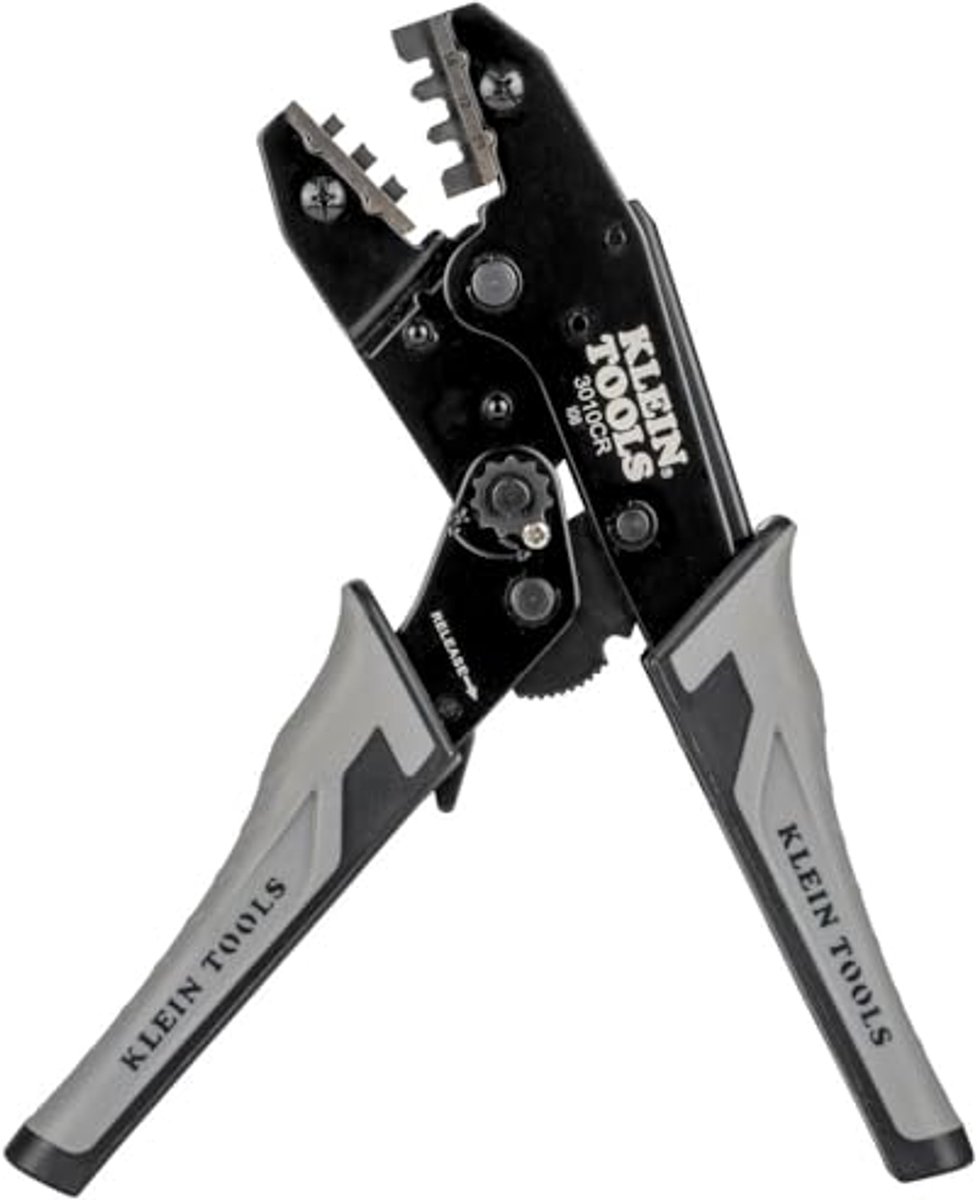 MC4 Krimptang - Solar Crimper - Zonnepanelen Installeren - Verstelbare Ratel - 10-14 AWG - Zwart