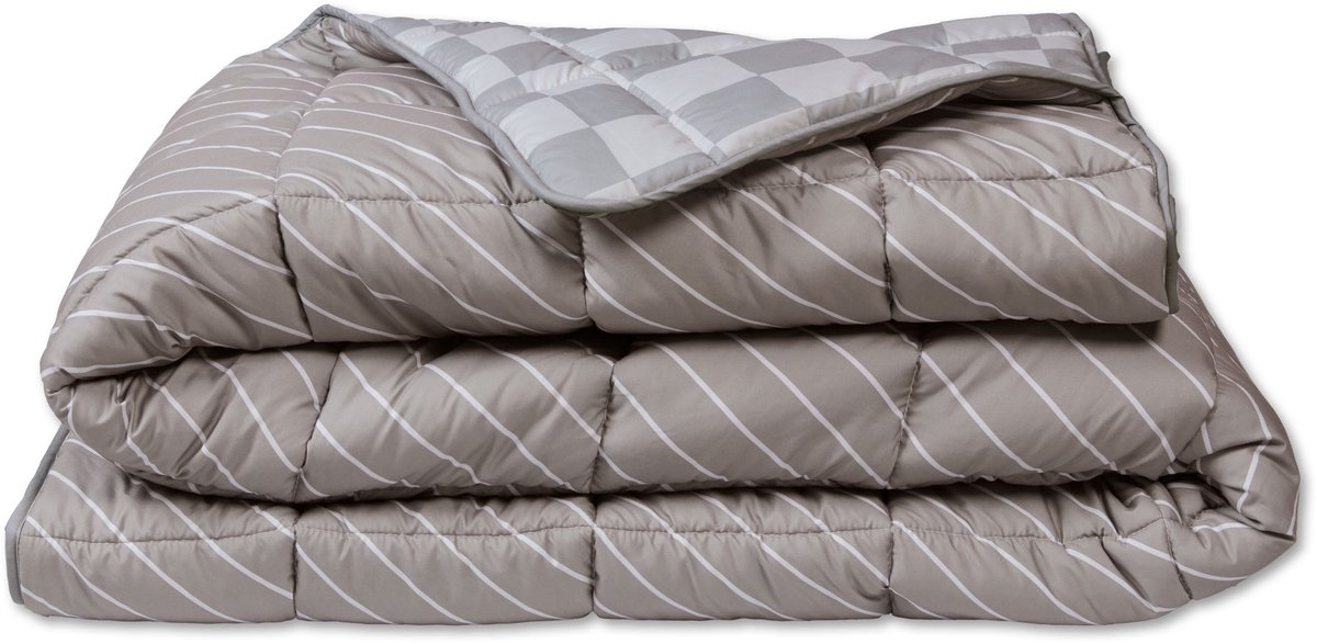 Ambiante Barra - dekbed zonder overtrek (incl. 2 kussenslopen) - 240x200 cm - Naturel - all year - wasbaar