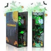Crafts&Co Book Nook Miniatuur Bouwpakket - DIY Bouwpakketten Volwassenen - 3D Puzzel Hout Halloween