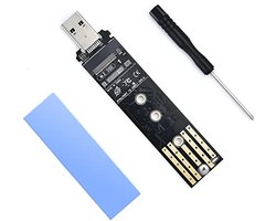 M2 NVMe SSD-behuizing USB 3.1 Gen 2 - 10Gbps Adapter voor PCIe NVMe/SATA NGFF (2280/2260/2242/2230)