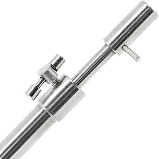 roestvrij stalen bankstick Large 50-90cm hengelhouder en hengelsteun — afbeelding 4