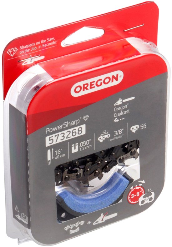 Oregon Powersharp zaagketting 45 cm 3/8" 1,3 mm 62 TG voor CS1500 ( 571039 ) — afbeelding 2